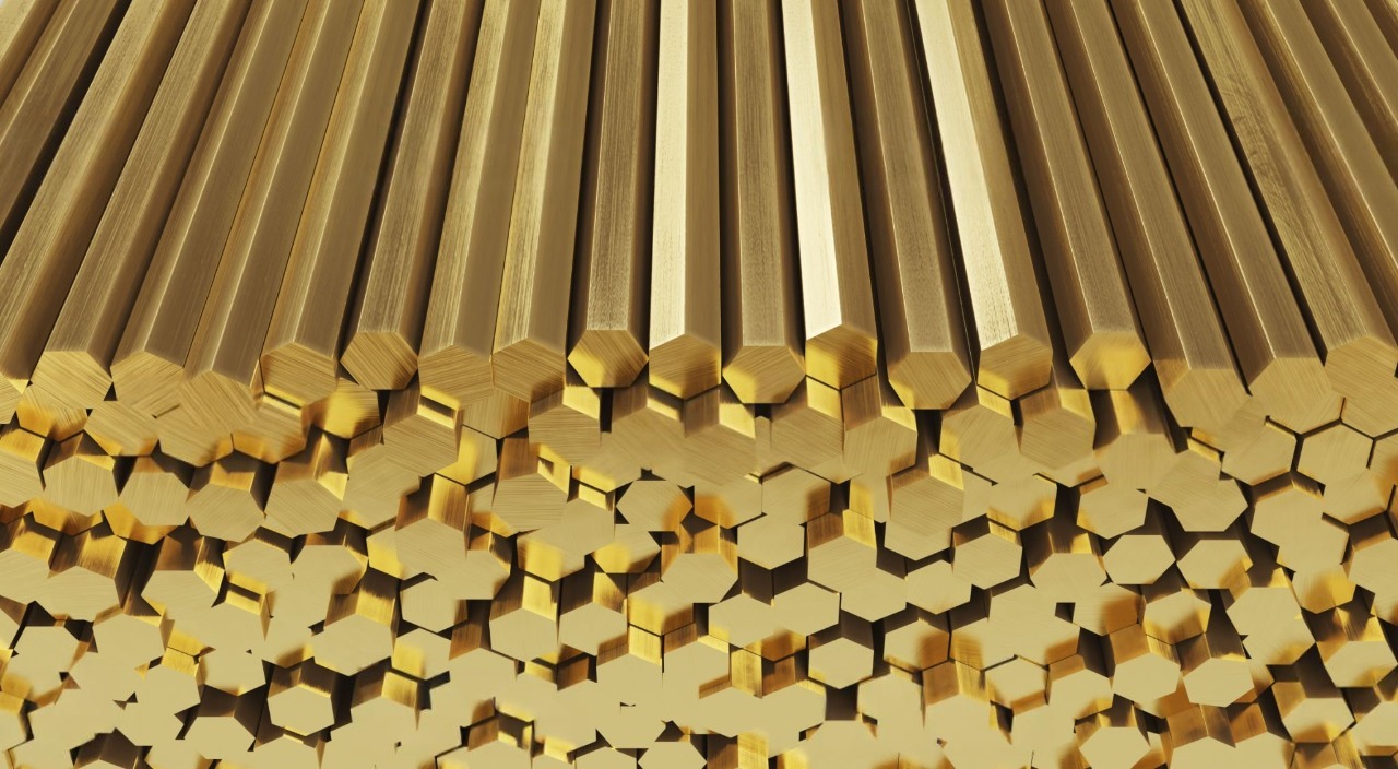 Hexagonal Brass Rod